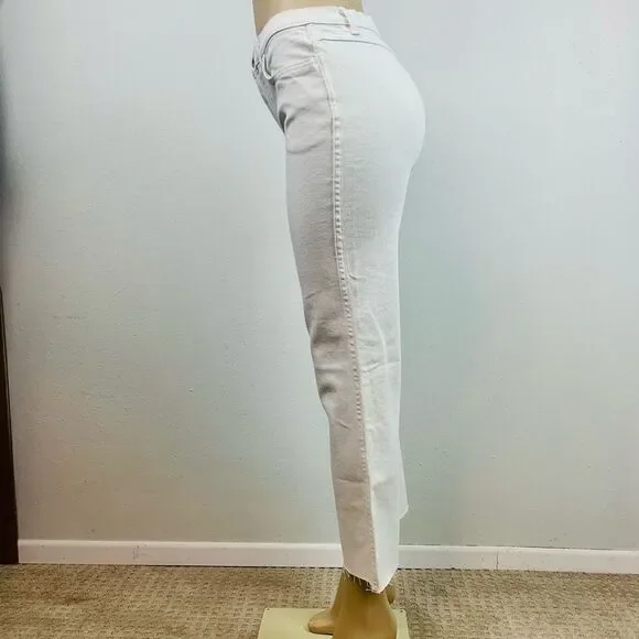 Y2K London Jean Cropped Straight Leg Denim Jean - Picture 9 of 15